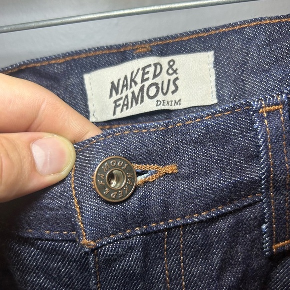 Naked & Famous 11oz Indigo Selvedge Denim baggy jeans - Picture 8 of 15